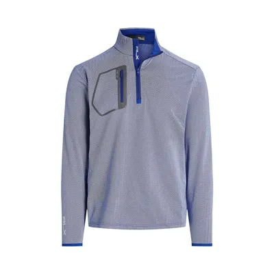 Men's Printed Brushed Back 1/4 Zip Pullover