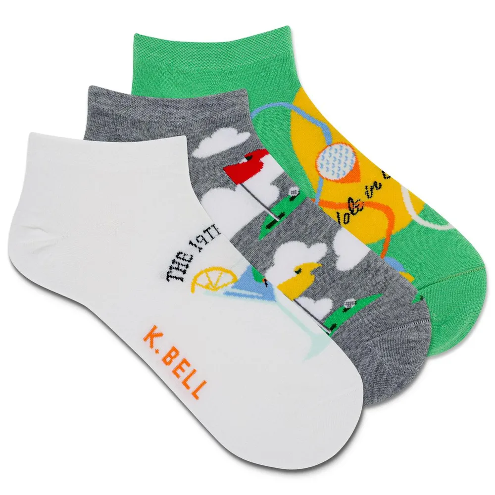 Women's 19th Hole No Show Sock - 3 pack