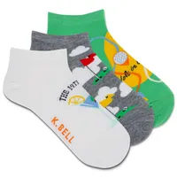 Women's 19th Hole No Show Sock - 3 pack