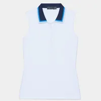 Women's Gradient Collar Sleeveless Polo