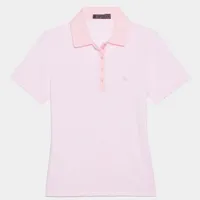 Women's Tech Jersey Stripe Short Sleeve Polo