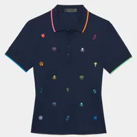 Women's Icon Embroidered Short Sleeve Polo