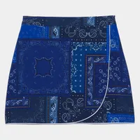 Women's Bandana Print Skort