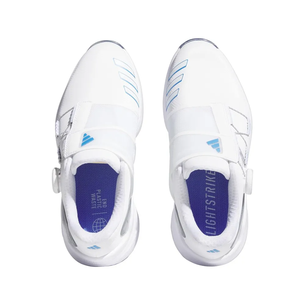 Women's ZG23 BOA Spiked Golf Shoe - White/Blue