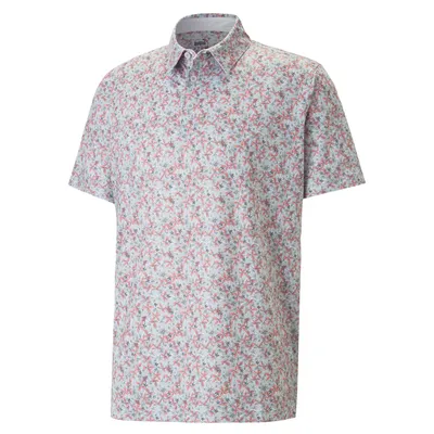 Men's MATTR Floral Short Sleeve Polo