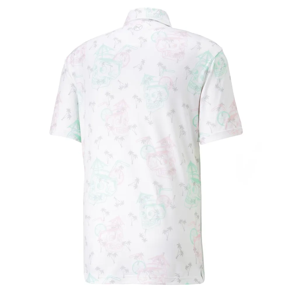 Men's MATTR Tropi Cool Short Sleeve Button-Up Shirt