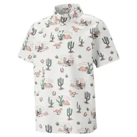 Men's Vented Wild West Short Sleeve Polo