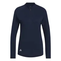 Women's Solid Long Sleeve Polo