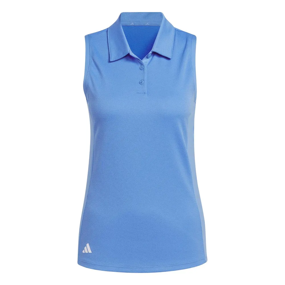 Women's Textured Sleeveless Polo