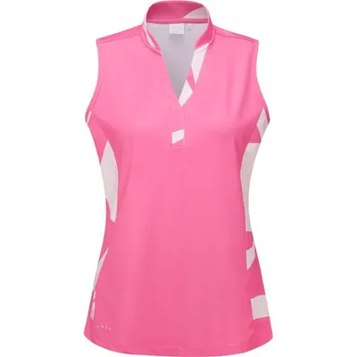 Women's Mandarin Collar Sleeveless Top