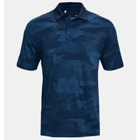 Men's Camo Jacquard Short Sleeve Polo