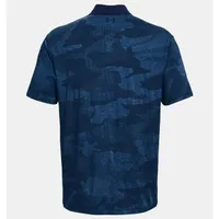 Men's Camo Jacquard Short Sleeve Polo