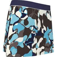 Women's Abstract Print Side Pleat Skort