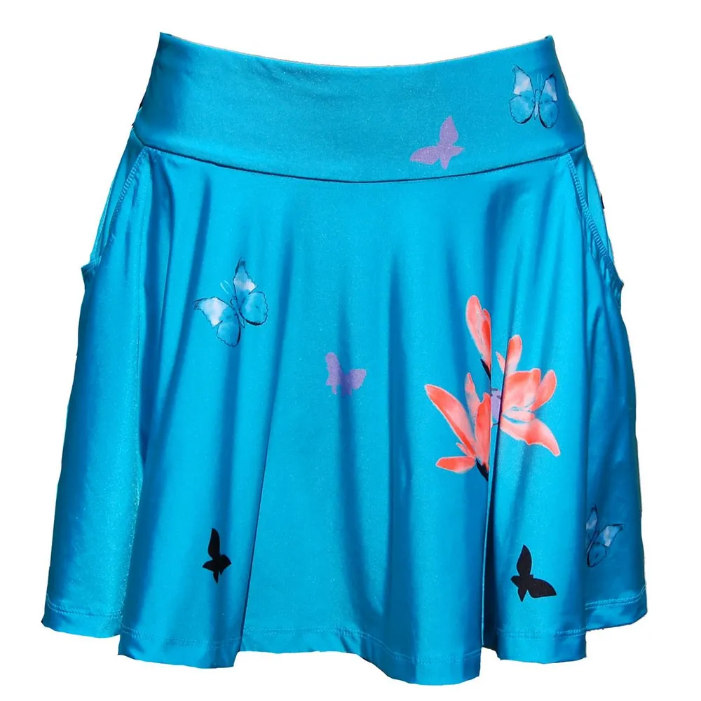 Women's Papillon Printed 16 Inch Skort