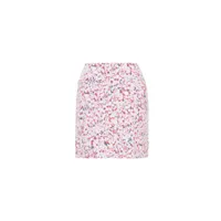 Women's Coral Shrub Printed 18 Inch Skort