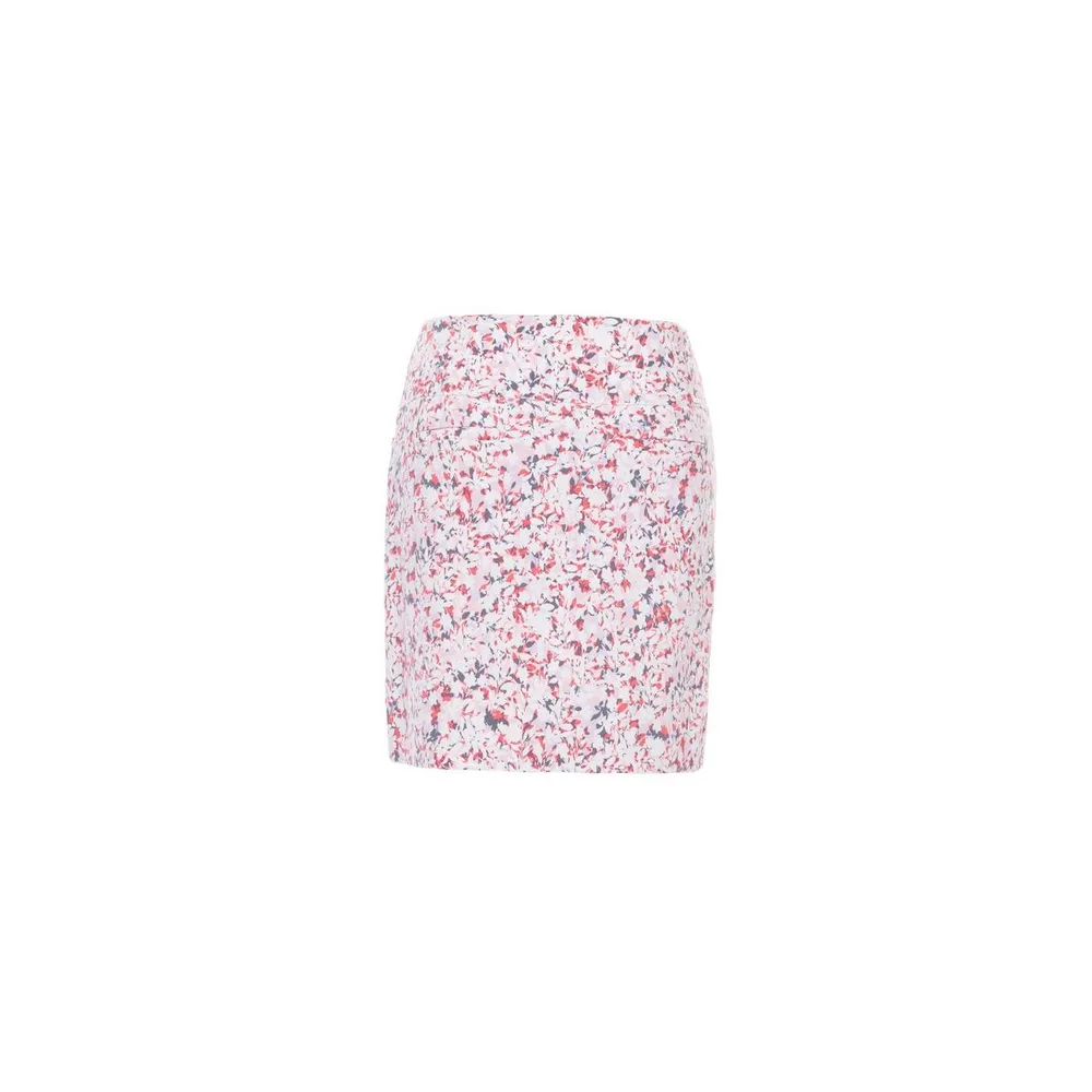 Women's Coral Shrub Printed 18 Inch Skort