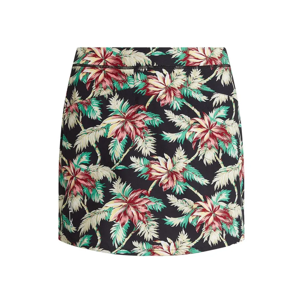 Women's Island Print 17 Inch Aim Skort