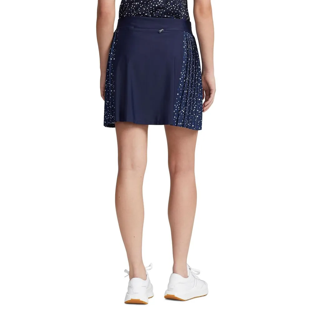 Women's Stars Pleated 17 Inch Skort