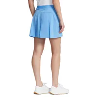 Women's Solid Pleated 17 Inch Aim Skort