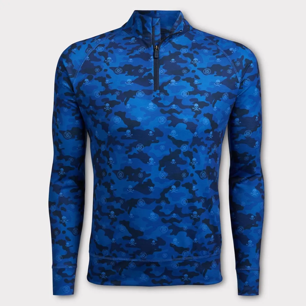 Men's Printed Mid Tech Jersey 1/4 Zip Pullover