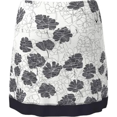 Women's Cut Out Floral Wrap 17 Inch Skort