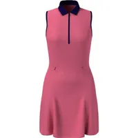 Women's Racer Back Sleeveless Polo Dress