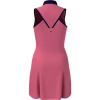 Women's Racer Back Sleeveless Polo Dress