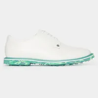 Men's Saddle Gallivanter Spikeless Golf Shoe - White/Green