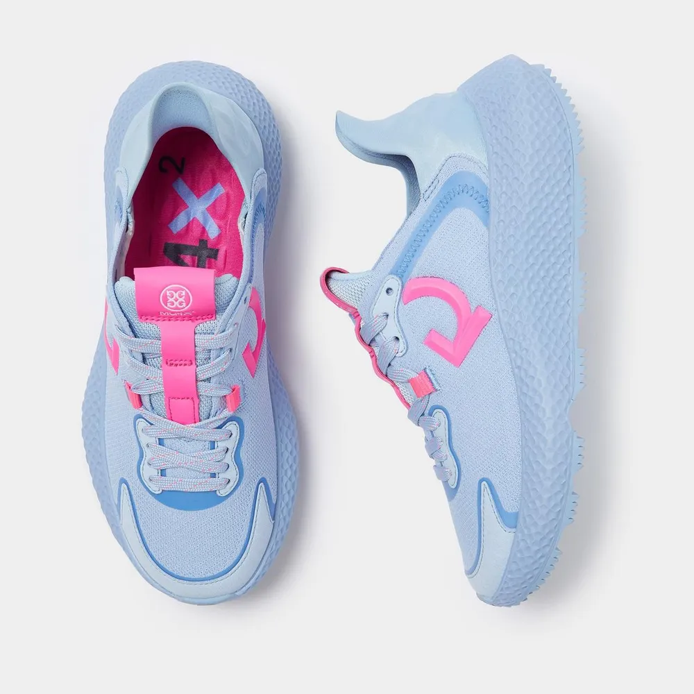 Women's MG4X2 Spikeless Golf Shoe - Blue/Pink