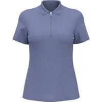 Women's Pro Spin 1/4 Zip Heather Short Sleeve Polo