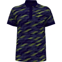 Men's All Over Active Textured Short Sleeve Polo