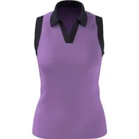 Women's Colourblock Sleeveless Polo