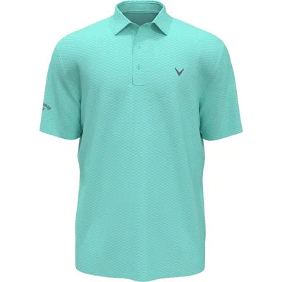 Men's Chev Jacquard Short Sleeve Polo