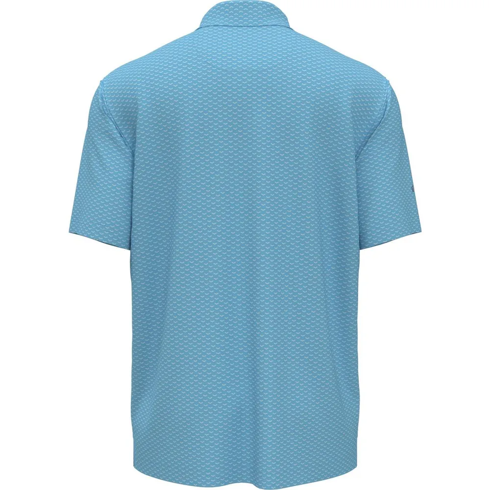 Men's Chev Jacquard Short Sleeve Polo