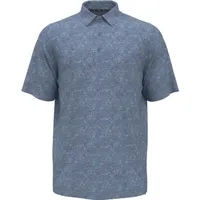 Men's Linear Abstract Short Sleeve Polo