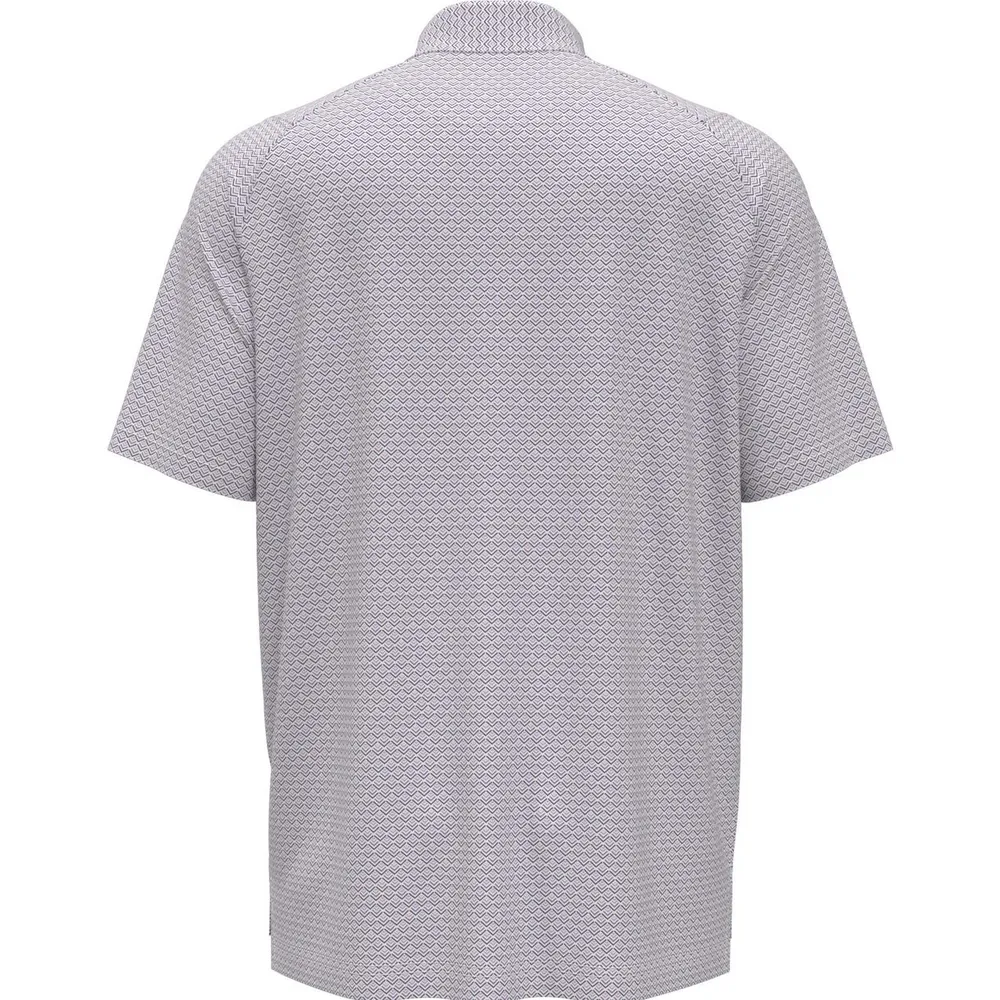 Men's Trademark Ombre Chev Short Sleeve Polo