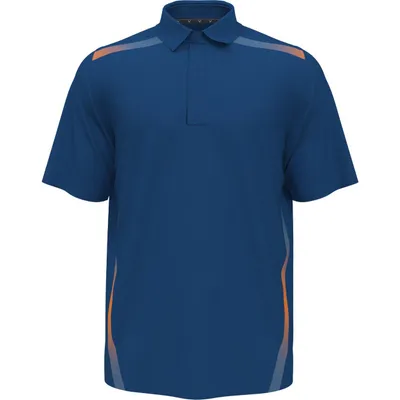 Men's Performance Mixed Media Short Sleeve Polo