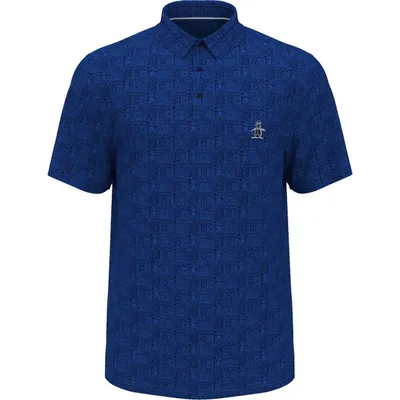 Men's Chi Chi All Over Tribal Short Sleeve Polo