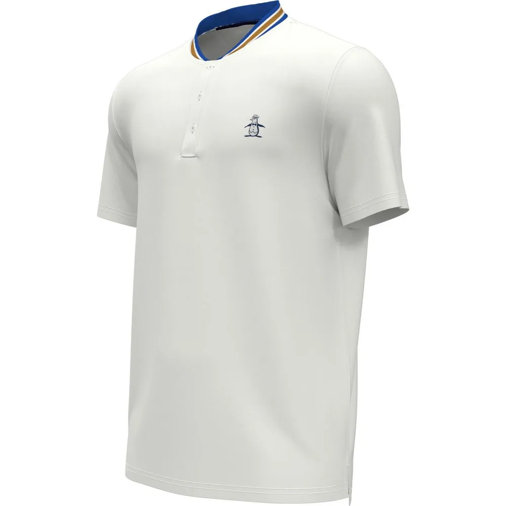 Men's Chi Chi Heritage Tipped Mock Short Sleeve Polo