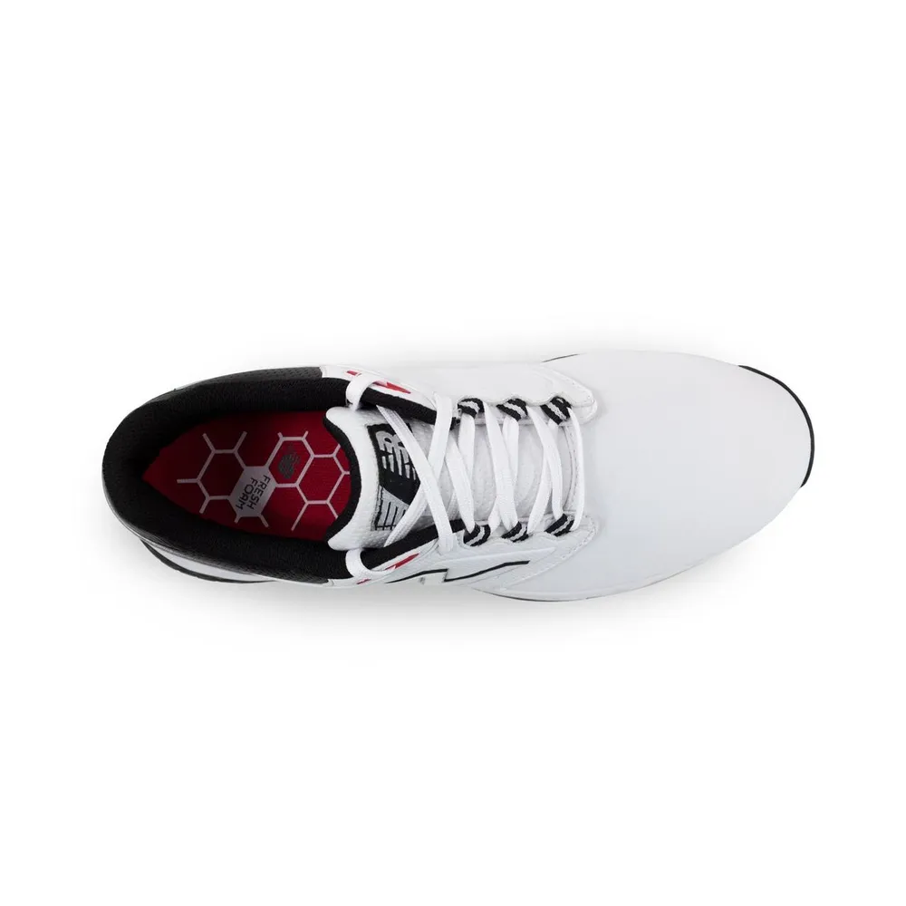 Men's Fresh Foam Elevate Spikeless Golf Shoe - White/Red/Black