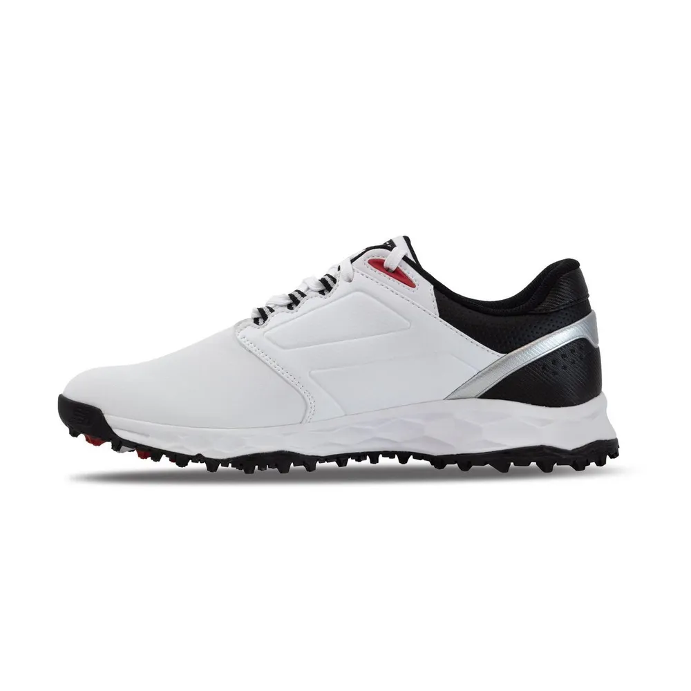 Men's Fresh Foam Elevate Spikeless Golf Shoe - White/Red/Black