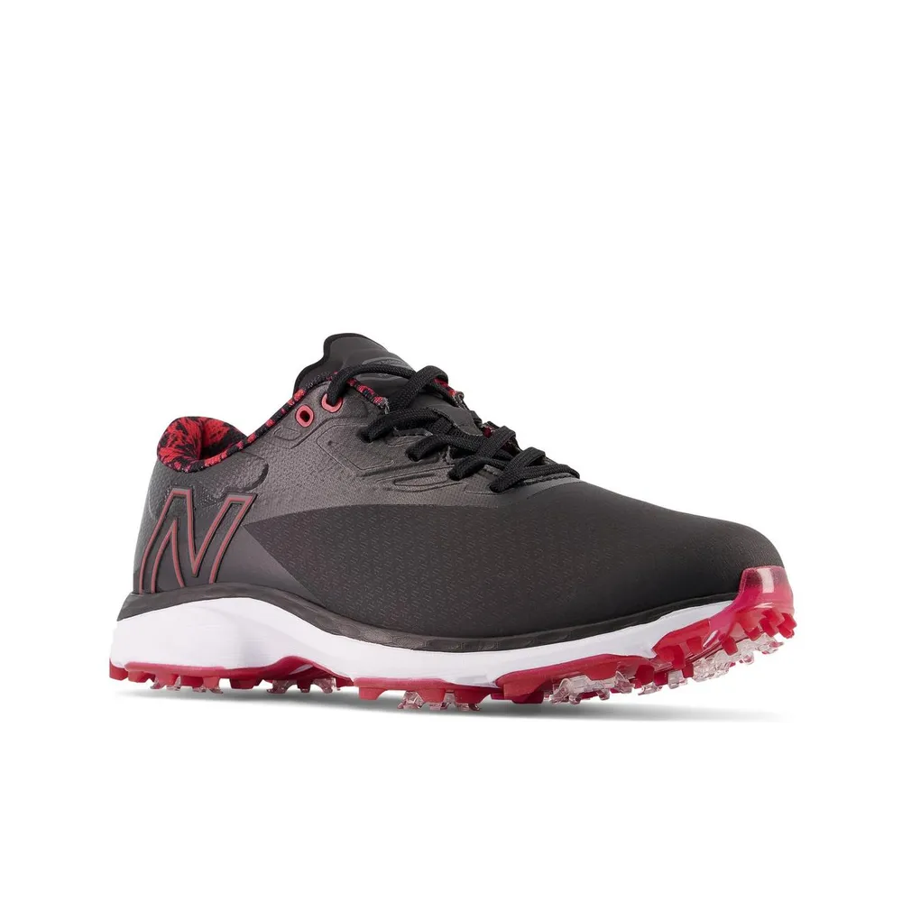 Men's Fresh Foam X Defender Spiked Golf Shoe - Black/Red