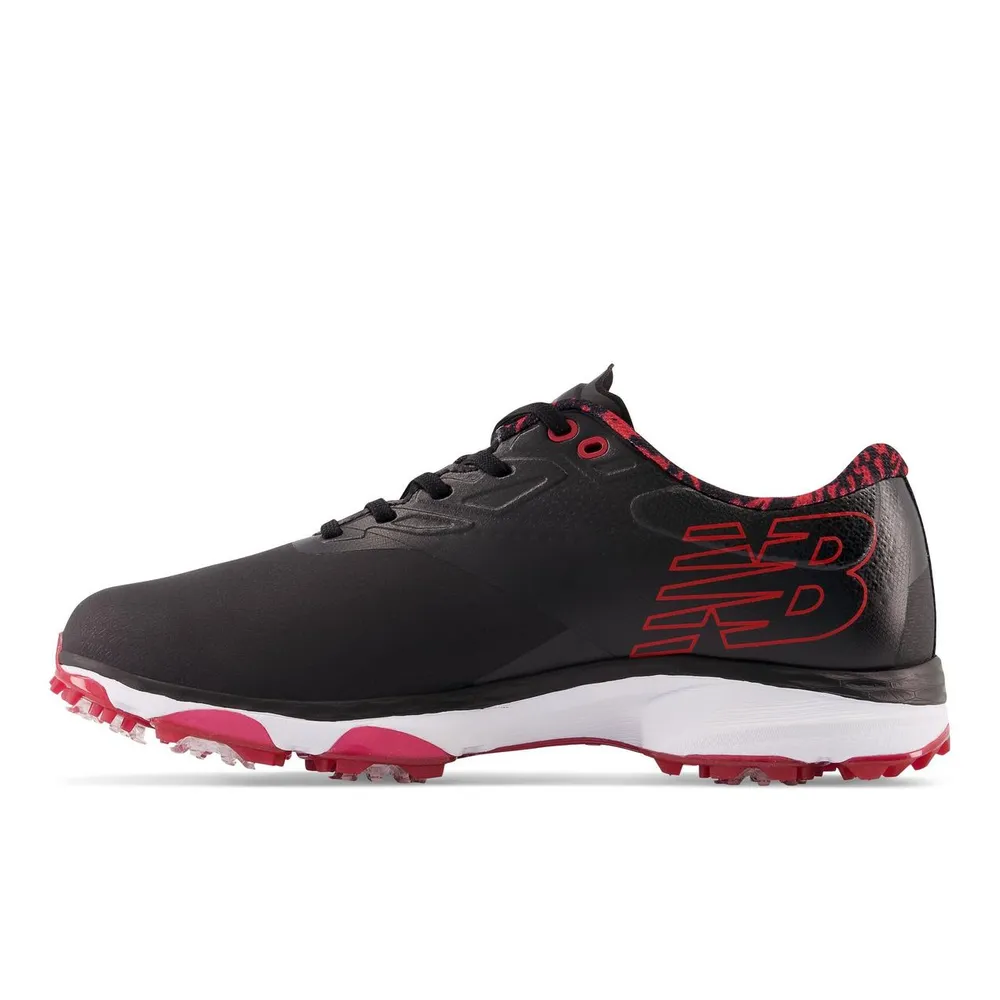 Men's Fresh Foam X Defender Spiked Golf Shoe - Black/Red