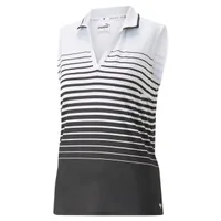 Women's MATTR Stripe Sleeveless Polo