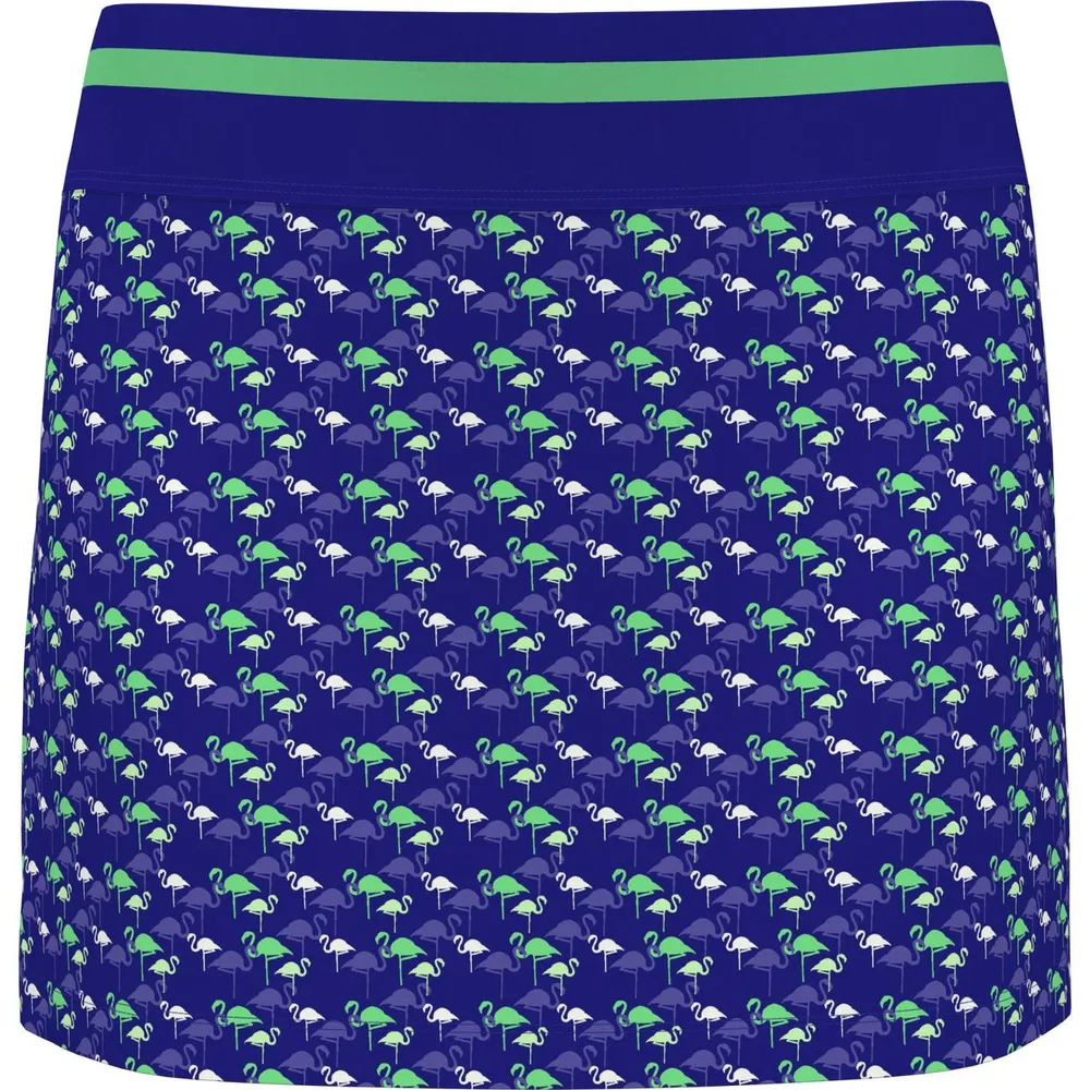 Women's Flamingo Print Skort