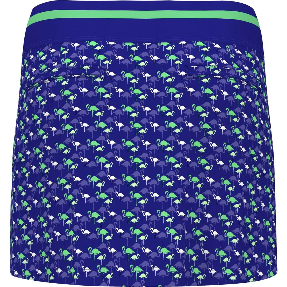 Women's Flamingo Print Skort