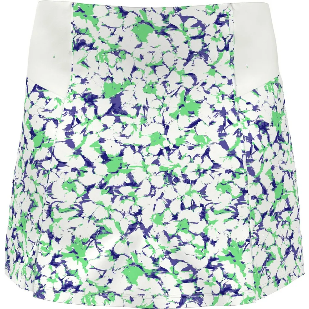 Women's Abstract Floral Skort