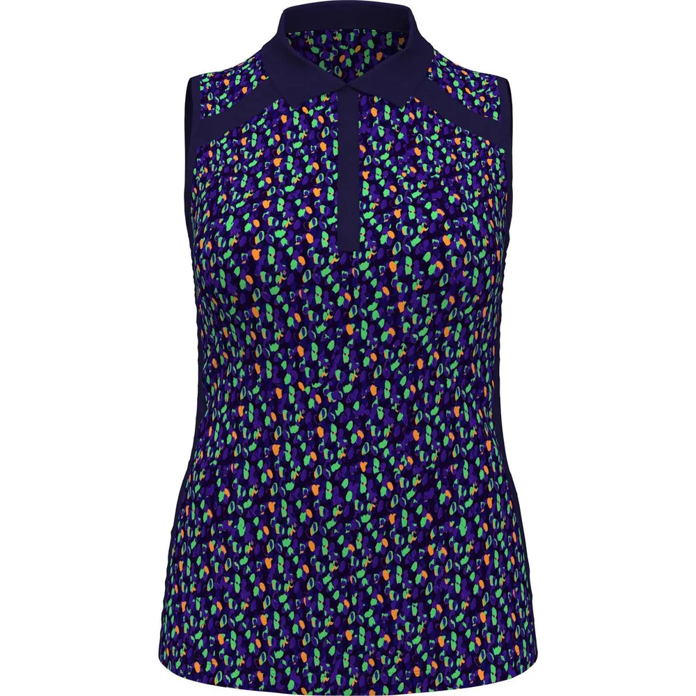 Women's Dab Print Sleeveless Top