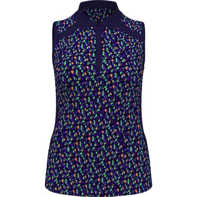 Women's Dab Print Sleeveless Top