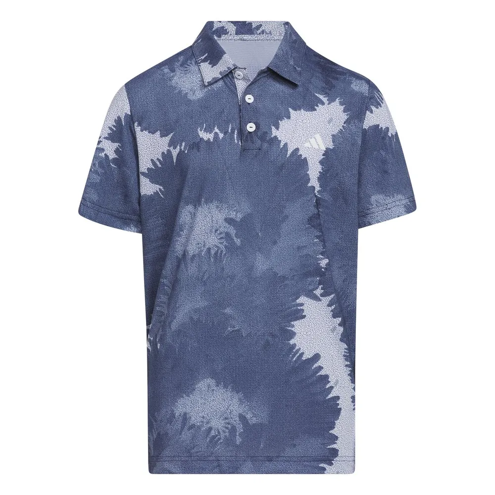 Boys Key Print Short Sleeve Polo